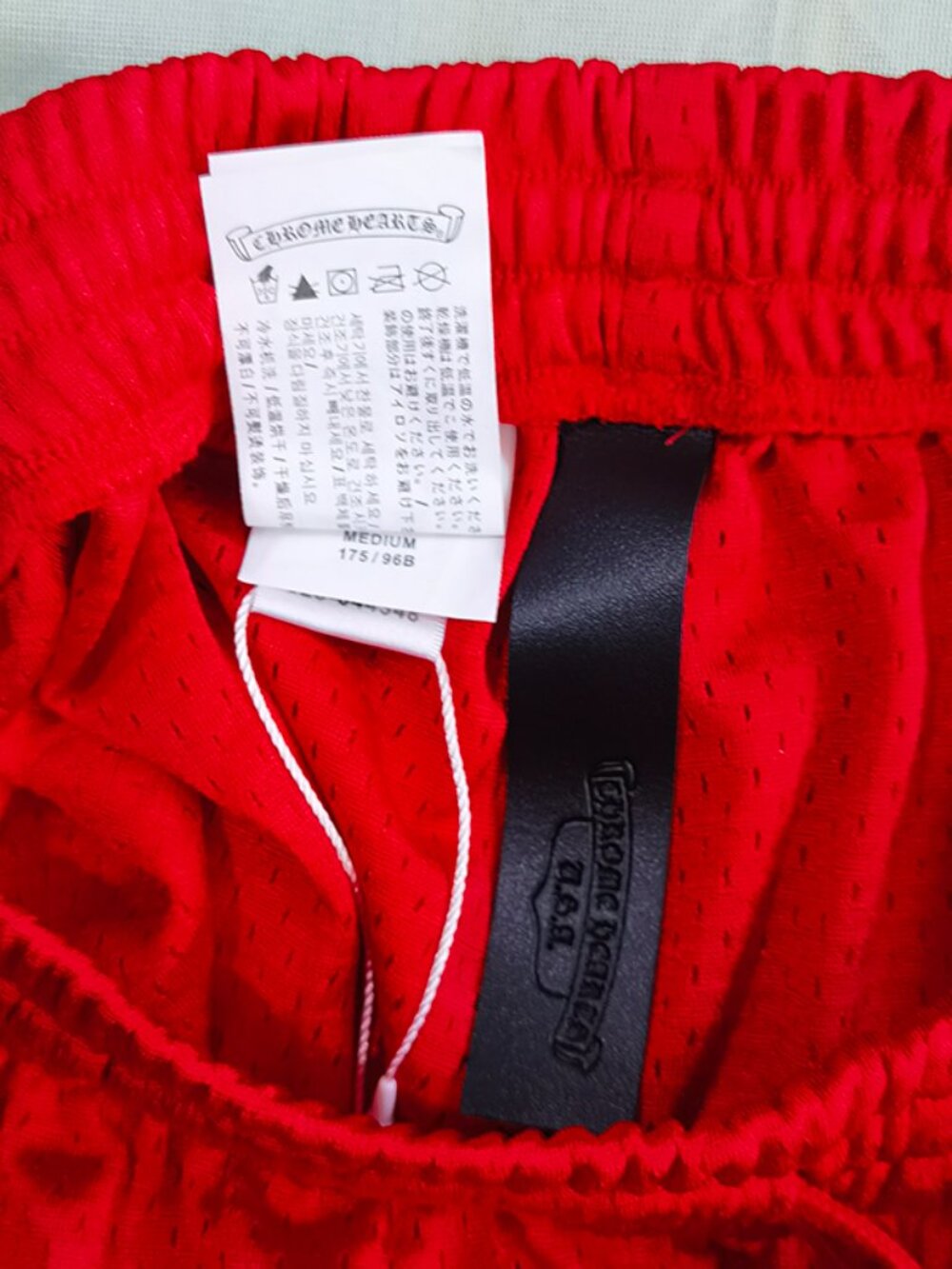 Chrome Hearts Red No. 99 Team Shorts - Picture 6 of 8